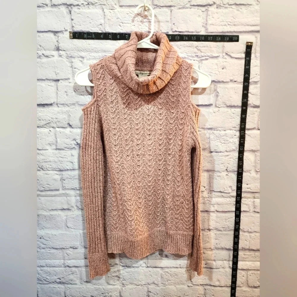 American Rag Cold Should Turtleneck Sweater in Dusty Rose Size XS